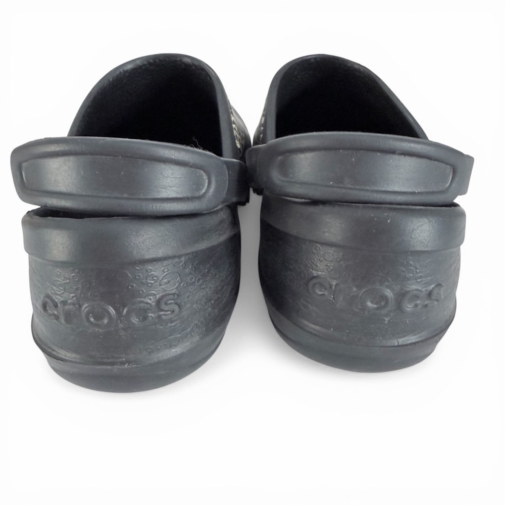 CROCS Black Mercy Work Clogs Slip Resistant Comfort Nursing shoes women’s 7 - Picture 8 of 11